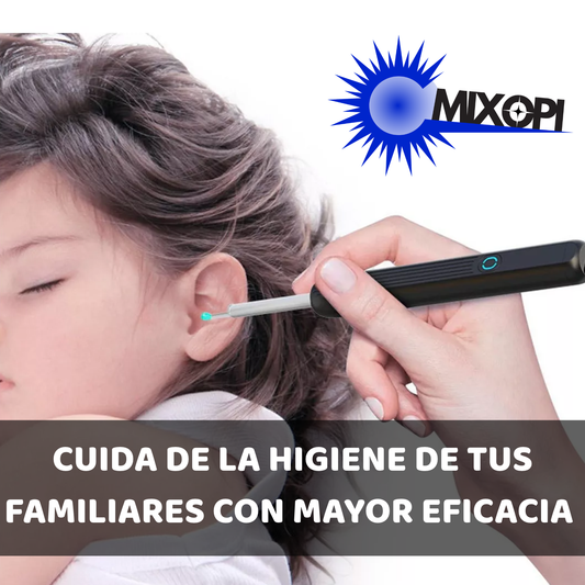 Otoscopio Limpiador de Oidos con Luz y Camara HD